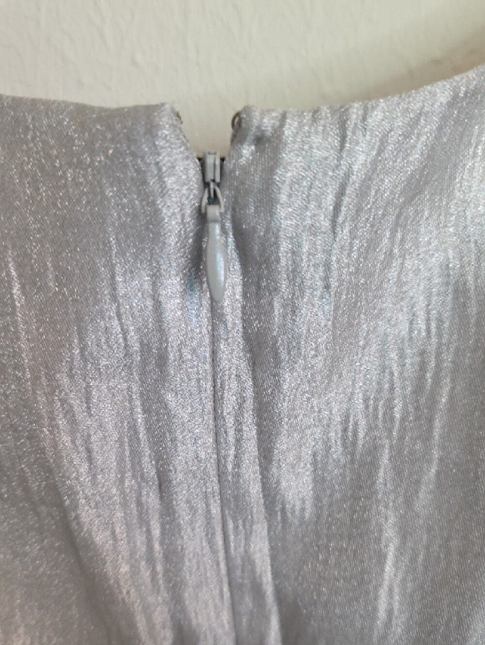 Jessica Howard Silver Metallic Evening Dress - Picture 5 of 7